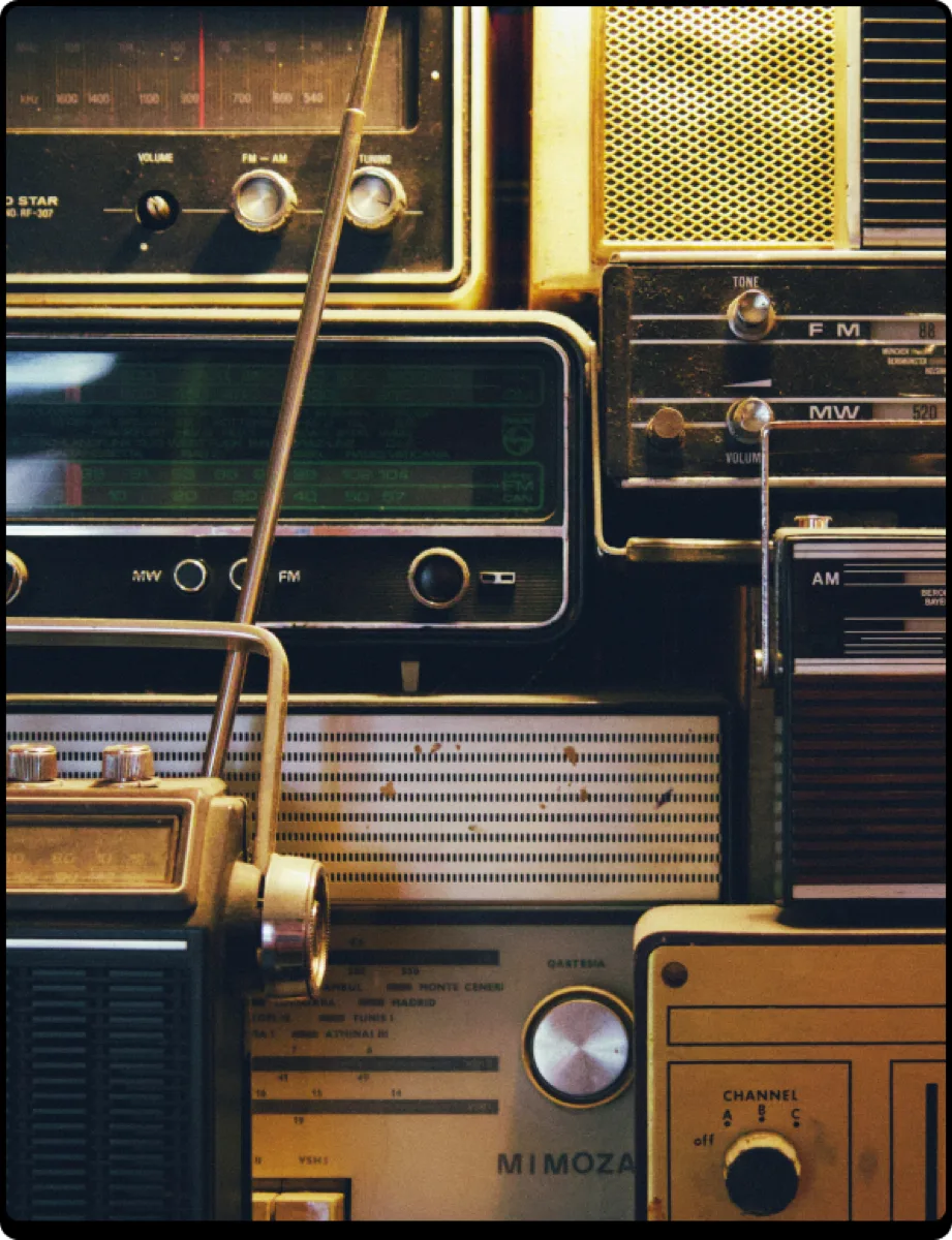 Vintage radio equipment